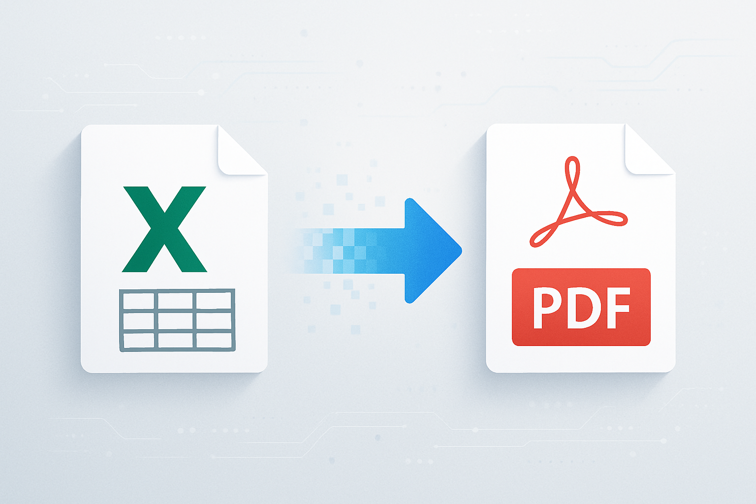 Excel to PDF